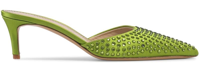 Sequin mules, €395, Russell & Bromley