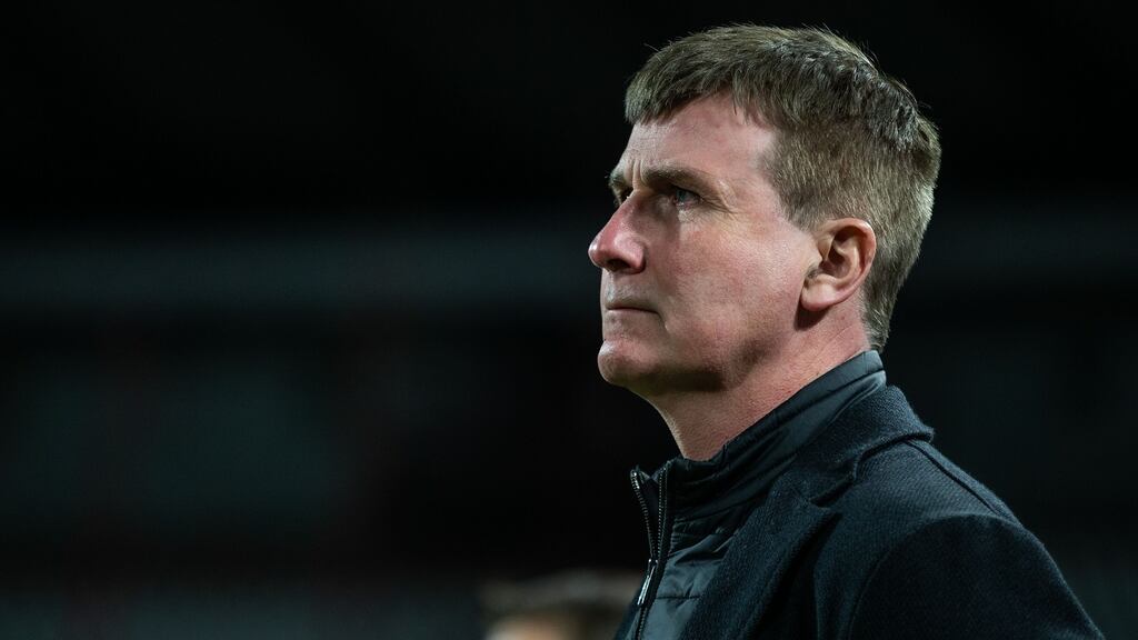 Stephen Kenny will take charge of his 10th Ireland match on Saturday. Photograph: Nikola Krstic/Inpho