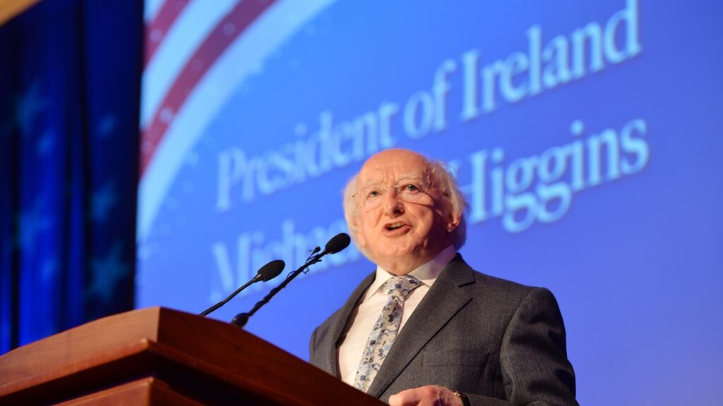 President Michael D Higgins: may have to “consider exercising his absolute discretion to steer a way forward for the 32nd Dáil”. Photograph: Alan Betson / The Irish Times