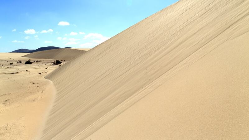 The protected sand dunes area of the island. Photograph: Getty Images