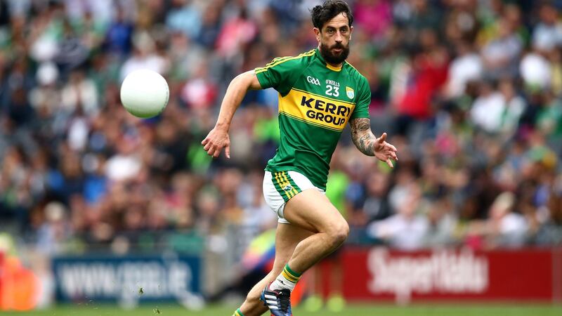 Paul Galvin in action for Kerry in the 2015 All-Ireland quarter-final against Dublin at Croke Park. Photograph: Cathal Noonan/Inpho