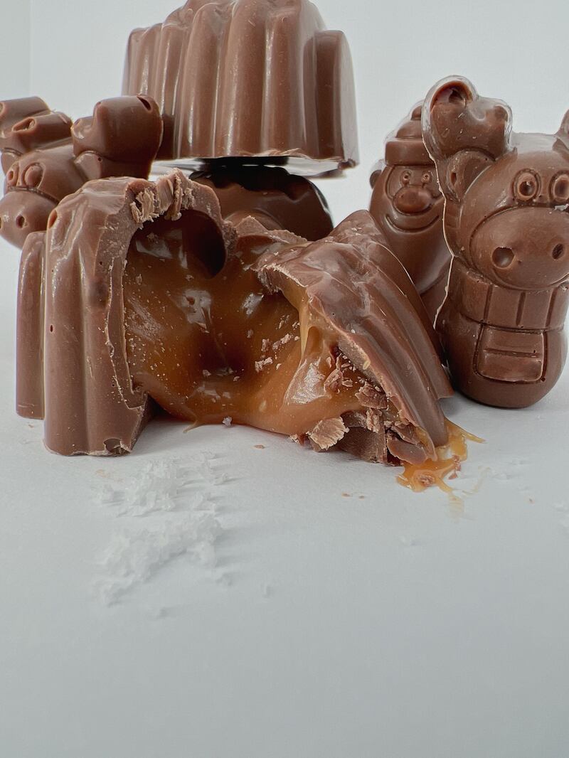 Squidgy salted caramel Santas and Christmas figures from €10