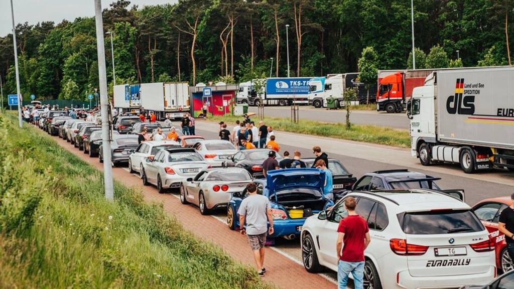 Participants at Eurorally 2018. Photograph: Eurorally/Facebook
