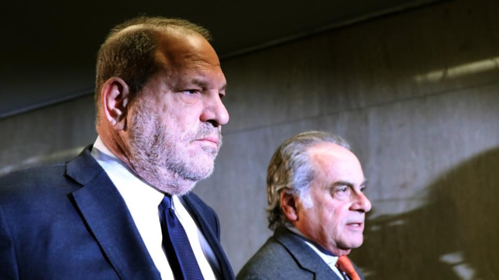 Harvey Weinstein with his former lawyer Benjamin Brafman in December 2018. Photograph: Spencer Platt/Getty