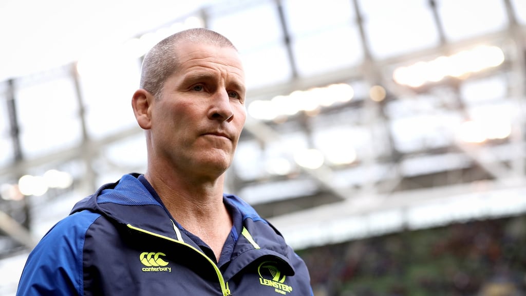 Stuart Lancaster has a proven track record in helping to develop young players, and he has clearly helped develop Leinster’s attacking and defensive games as well.Photograph: Ryan Byrne/Inpho