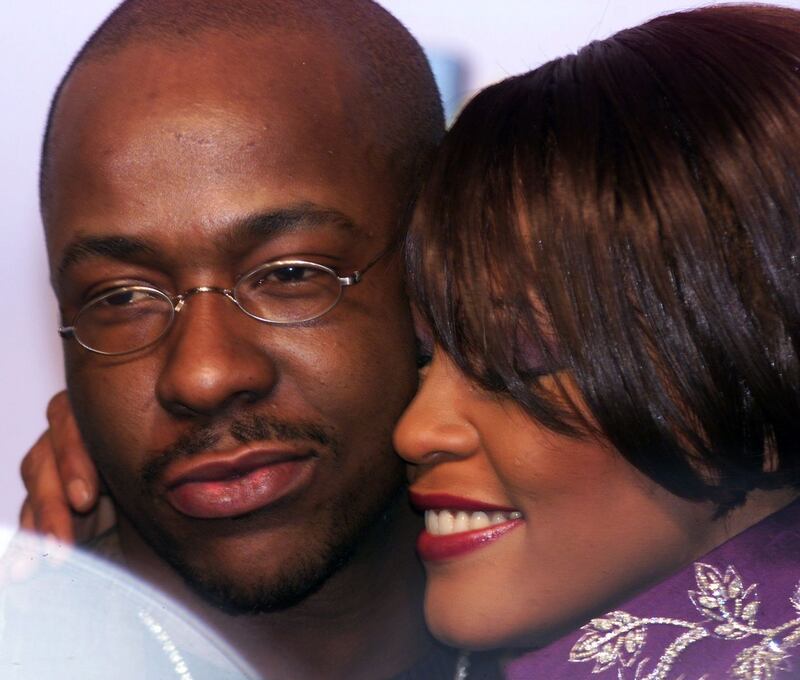Bobby Brown and Whitney Houston in Dublin in 1999. Photograph: Joel Saget/AFP via Getty