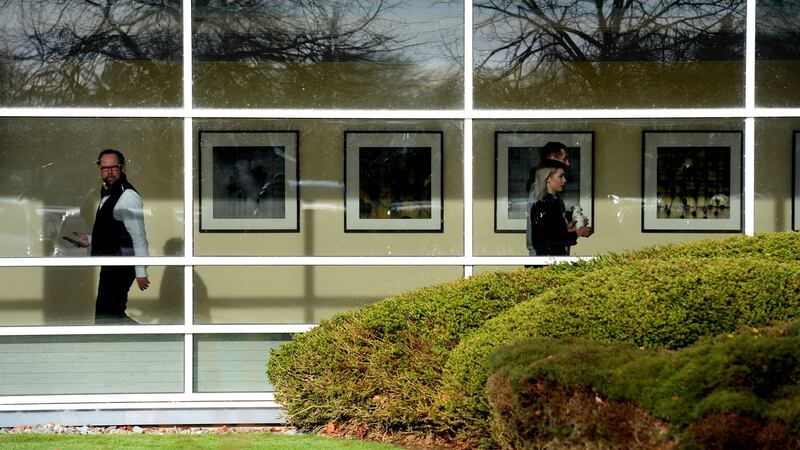 The Hewlett Packard plant in Leixlip, where 500 jobs are to be lost. .Photograph: Dara Mac Dónaill