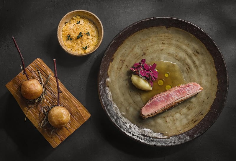 Silverhill Farm Duck, Native Berries and Salted Duck Egg brings a taste of Ireland to the menu at Cure in Singapore