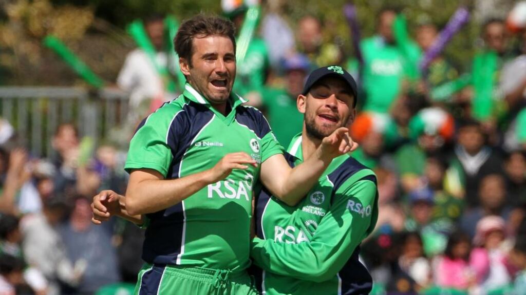 Tim Murtagh (L) is back in the Ireland side after recovering from a hamstring injury. Photograph: Inpho