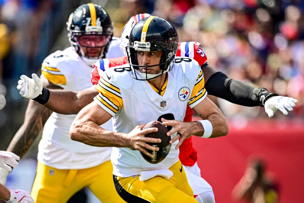 The Pittsburgh Steelers will face the Minnesota Vikings in Croke Park on Sunday. Photograph: Jaiden Tripi/Getty Images