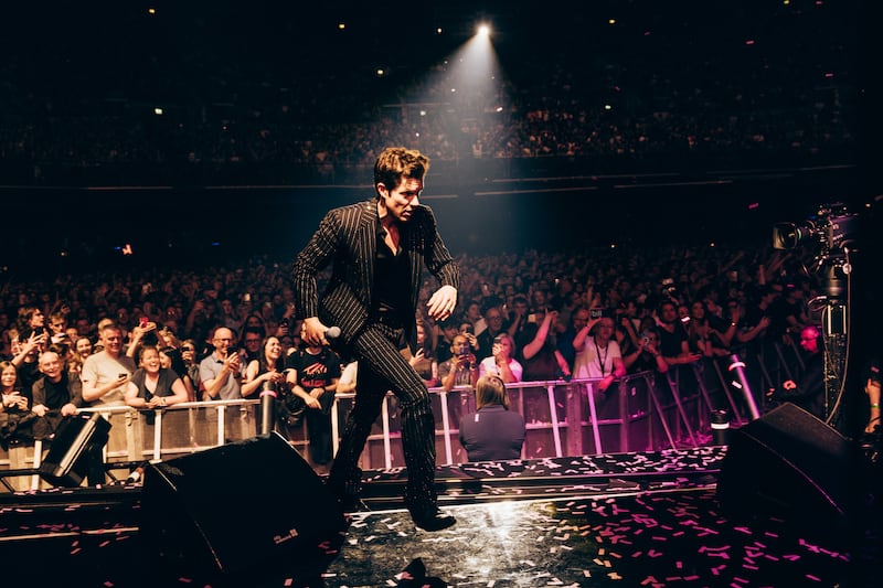 Brandon Flowers. Photograph: Chris Phelps