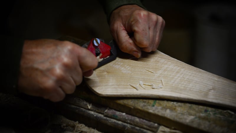 Every hurl is different, with different areas of counties favouring different shapes. Photograph: Bryan O’Brien/The Irish Times