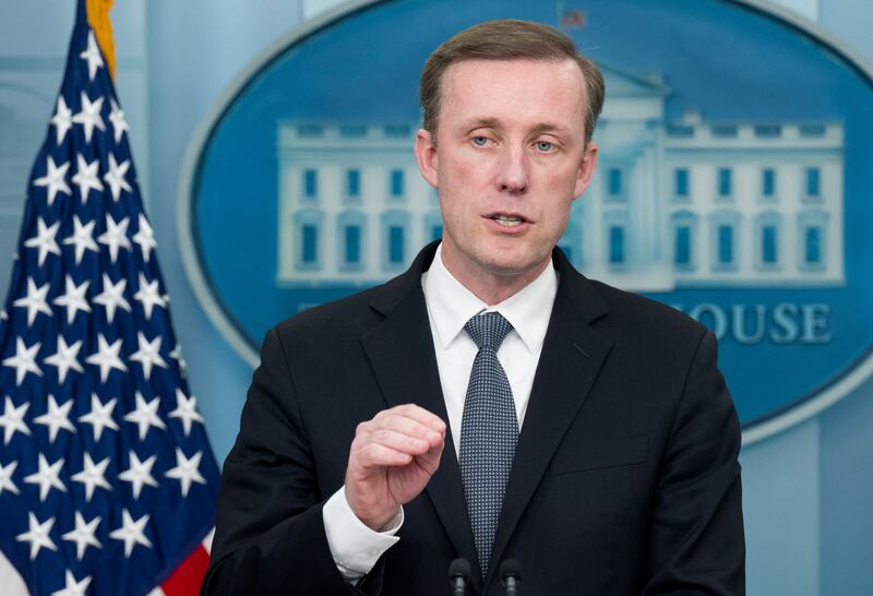 US National Security Adviser Jake Sullivan helped to lead US negotiations. Photograph: Saul Loeb/AFP via Getty Images
