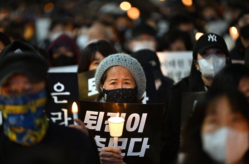 Public scrutiny of how the Halloween crowd was managed is mounting. Photograph: Jung Yeon-je/AFP via Getty Images