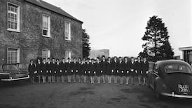 Fledgling hostesses in flying form