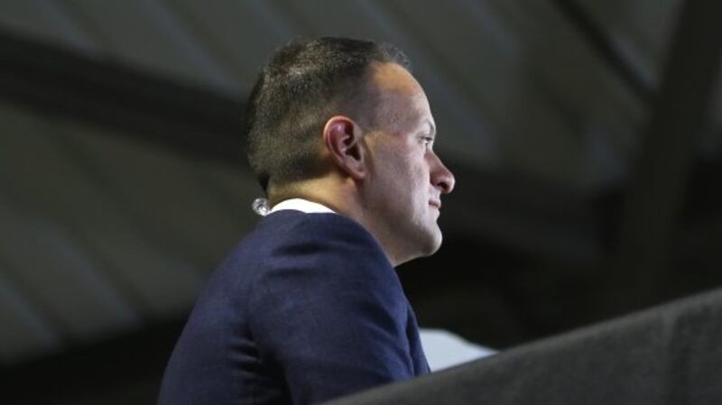 Taoiseach Leo Varadkar at the RDS count centre in Dublin.