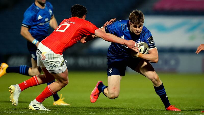 Garry Ringrose returns to Leinster’s mdfield against La Rochelle. Photograph: Ryan Byrne/Inpho