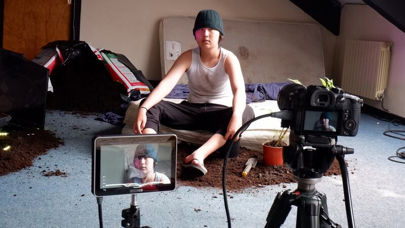 The Day Crossing Farm by visual artist Marie Brett. Production still image. Photograph: Claire Ryan