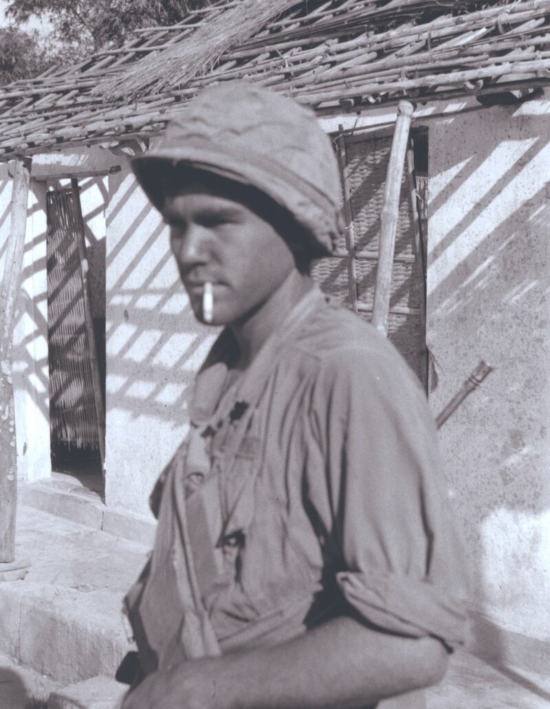 Oliver Stone serving in Vietnam