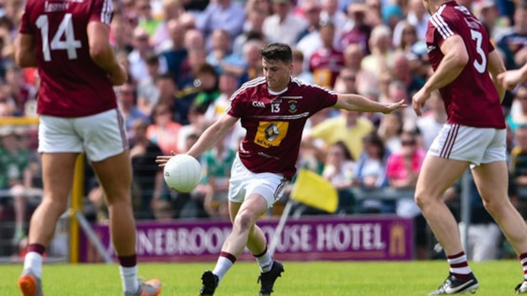 John Connellan scored one of three first half goals for Westmeath. Photograph: Tom Beary/Inpho