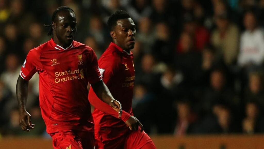 Liverpool’s Victor Moses (left) hoping Luis Suarez can hit the ground running. Photograph: Nick Potts/PA Wire