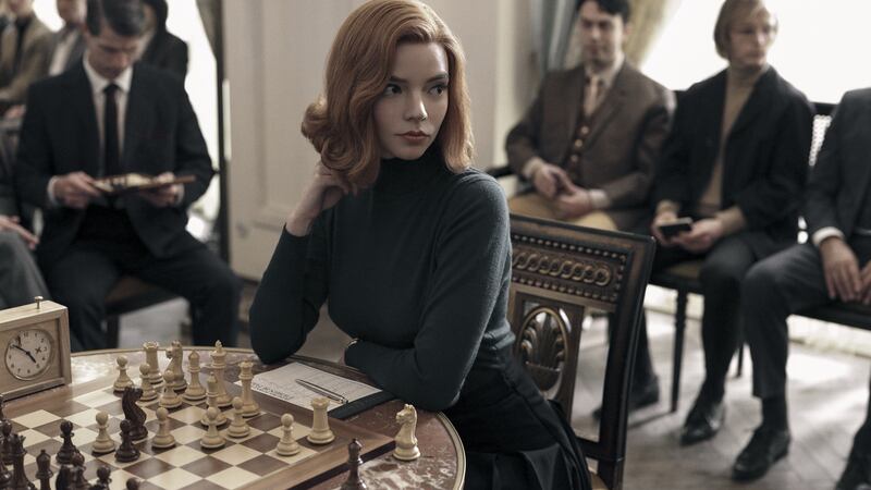 Anya Taylor as Beth Harmon in The Queen’s Gambit (Netflix). Photograph: Charlie Gray/Netflix