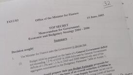 McCreevy  decentralisation plan unveiled  hours before budget