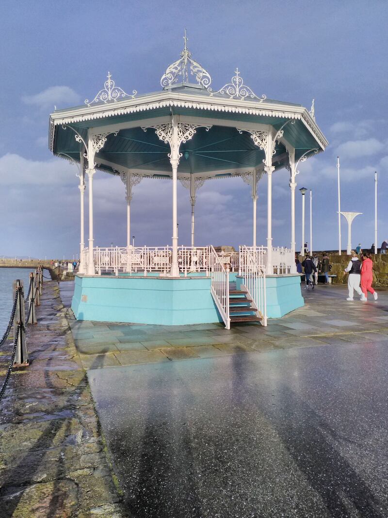 Bandstand on the East Pier: Pearson says town’s harbour should be seen as 'a monument'.