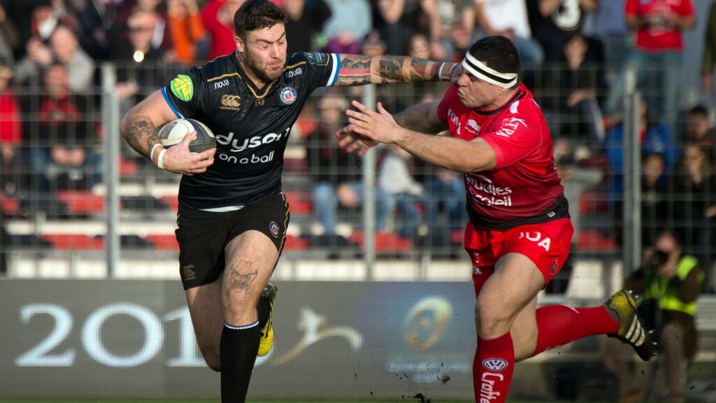 Toulon hooker Guilhem Guirado (right) will lead a new-look French squad in the Six Nations. Photpograph: Bertrand Langlois/AFP/Getty Images