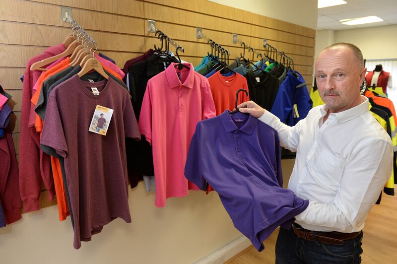 Vincent Brown of clothing distribution business Caramba in Finglas. ‘We could get the product from someone else in Spain without the 12 per cent increase,’ says Phil Cone. ‘Vincent knows that, but I built up a long relationship with Vincent. We don’t want to do it.’ Photograph: Dara Mac Dónaill