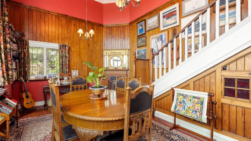 Double-height studio now used as a study