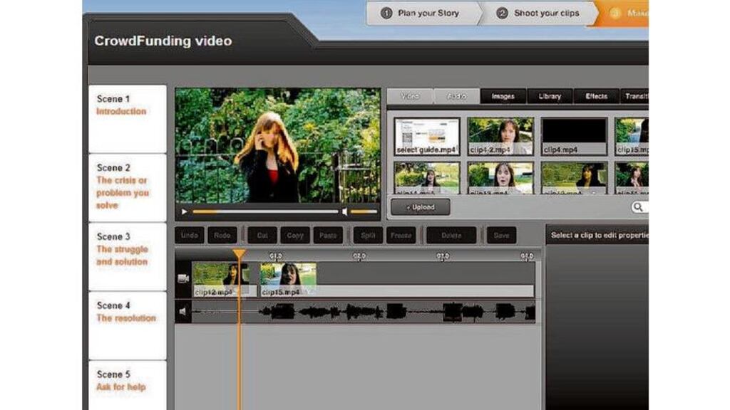 At the moment, ShotClip is an entirely web-based software solution, but iOS and Android solutions are on the way, allowing users to build stories on their smartphones