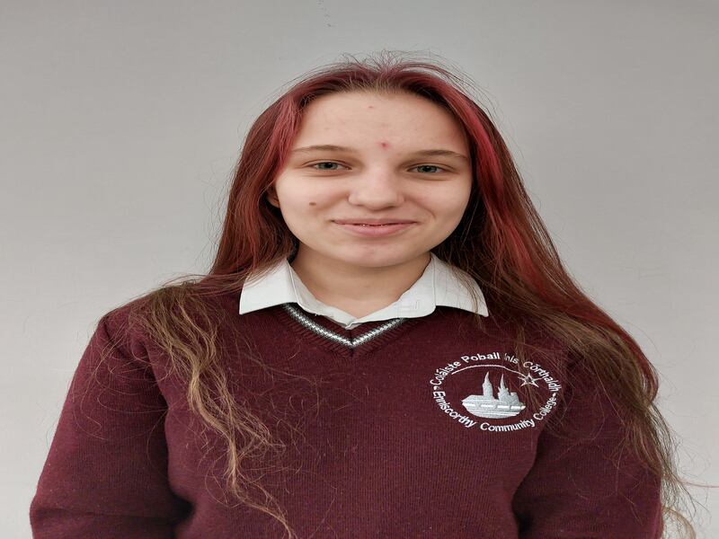 Sofiia Bezruchenko is a student at Enniscorthy Community College in Co Wexford