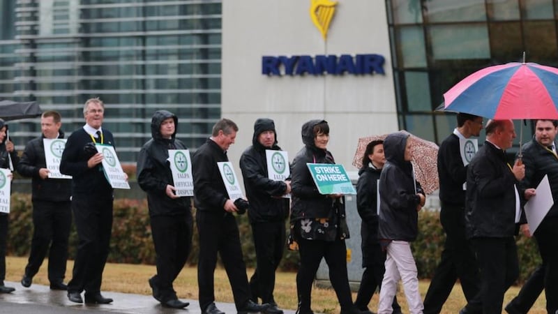 Ryanair warns of further Irish job cuts if strikes continue