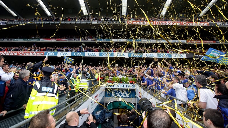 I remember every little detail. Down on my hunkers on the pitch as the Tipperary players went up the steps of the Hogan Stand to claim Liam MacCarthy from us. The gold streamers raining down from the roof.