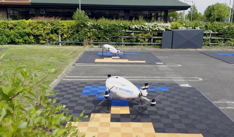 Manna says it is regulated to the highest standards by the Irish Aviation Authority