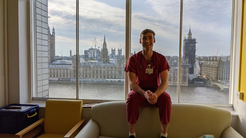 Physiotherapist Joe Curtin: “A Tricolour hangs proudly in our sitting room, and staples like Kerrygold butter and Barry’s and Lyons tea are in ample stock”