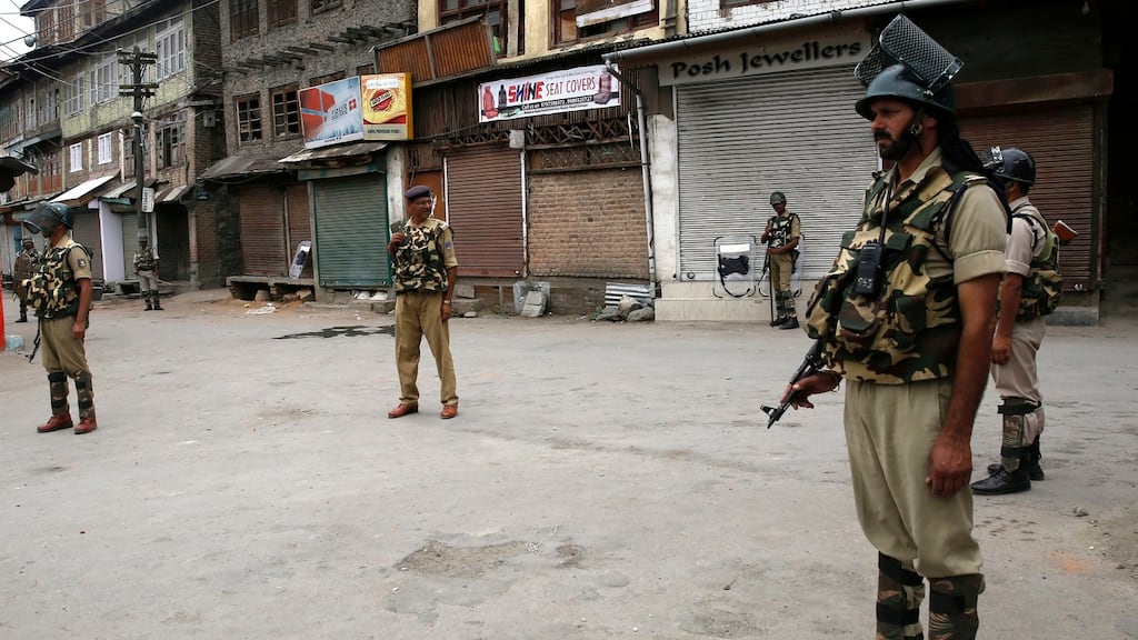 Police in India say they have arrested a shopkeeper for axing to death a couple for not promptly paying a debt of 20c. File photograph: Farooq Khan/EPA