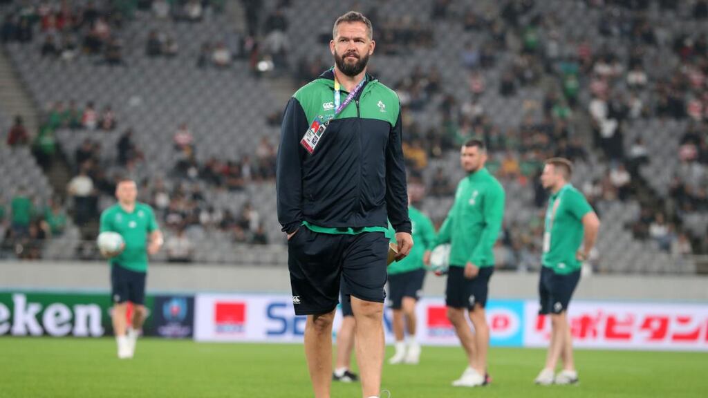 Andy Farrell will be in charge of Ireland following Joe schmidt’s departure. Photograph: Dan Sheridan/Inpho