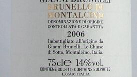 Brunello di Montalcino 2006, Gianni Brunelli, 14%, €49.99