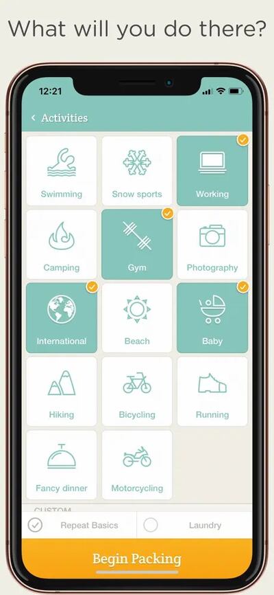 PackPoint provides AI-powered packing lists
