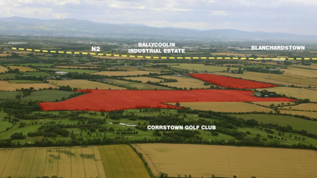 The 125.08 acres at Coolatrath East in The Ward, Co Dublin
