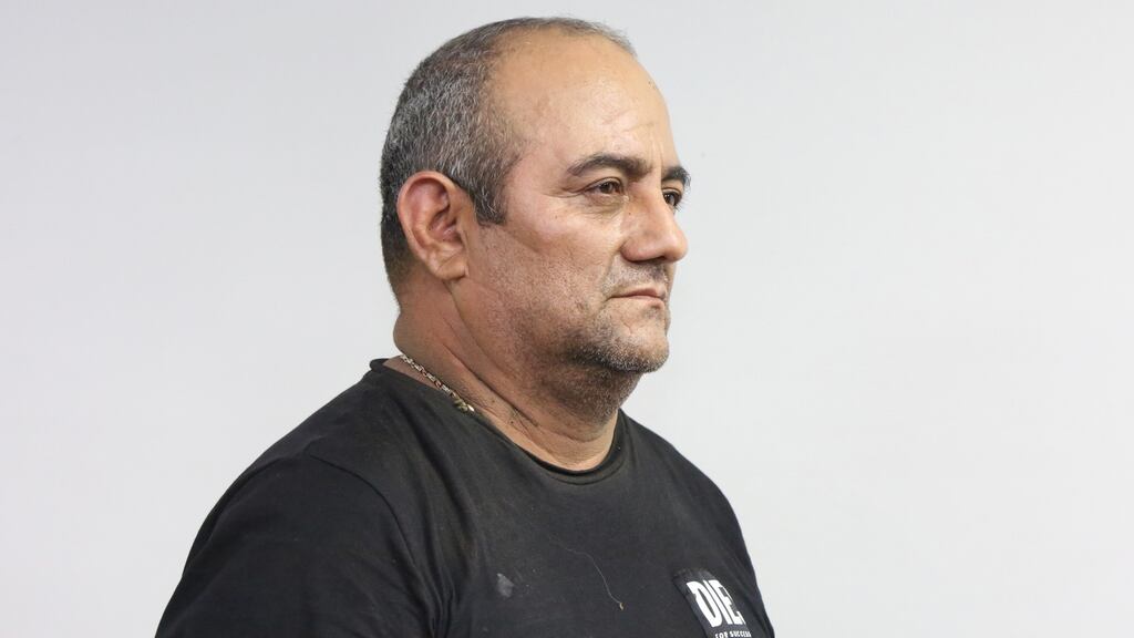 Dairo Antonio Usuga David, also known as Otoniel, is the alleged head of the Clan del Golfo cartel and was the most wanted person in the country. Photograph: National Police of Colombia/EPA