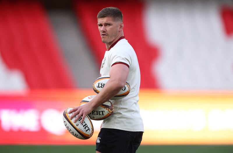 Owen Farrell is to captain the Lions on Tuesday. Photograph: David Rogers/Getty Images