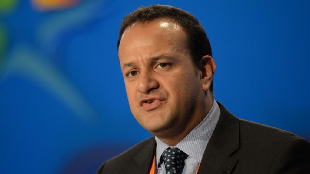 Leo Varadkar: the Minister for Transport was late to the Dáil, getting stuck in traffic. Photograph: Alan Betson/The Irish Times