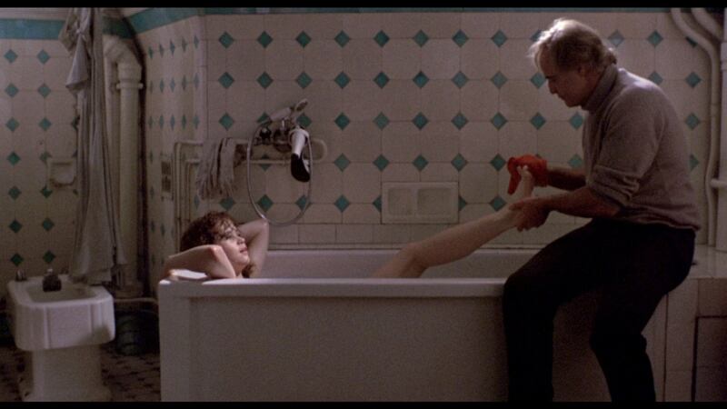 Maria Schneider and Marlon Brando in the 1972 film Last Tango in Paris