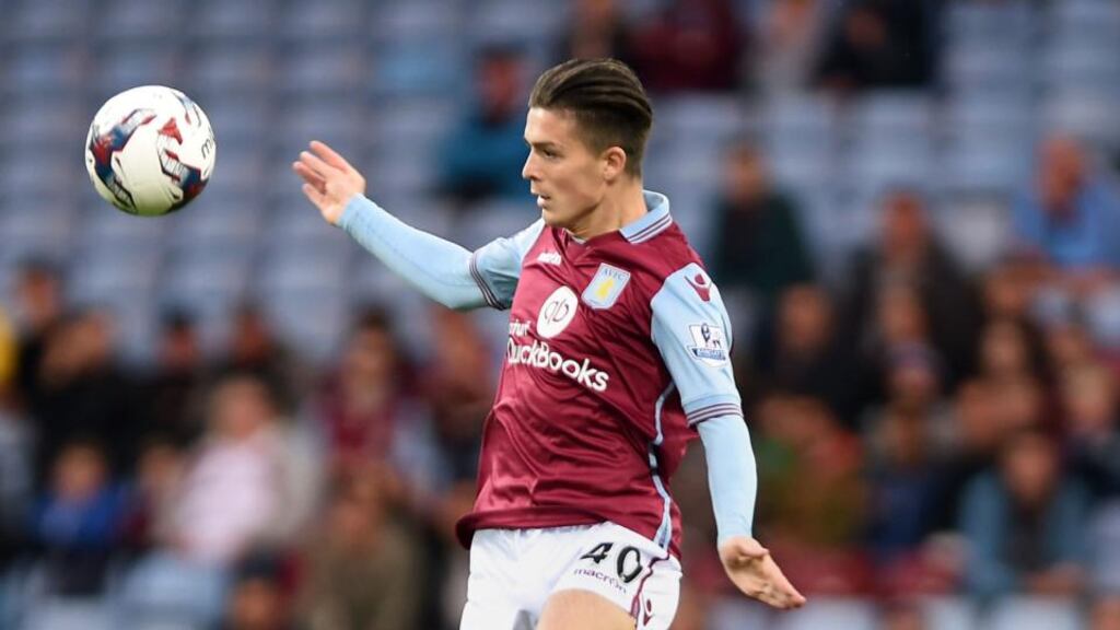 Jack Grealish will pledge his international future to England rather than Ireland, according to reports. Photograph: PA
