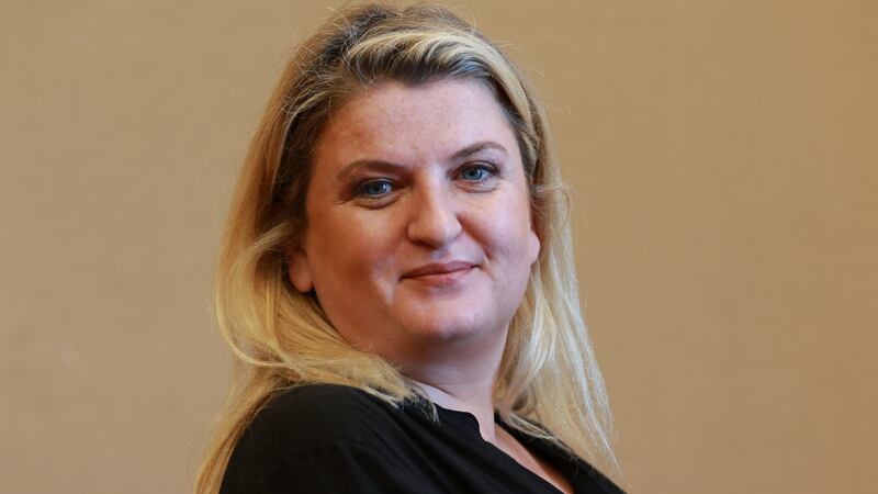 Producer Rebecca O’Flanagan: “We found really quickly that Amy’s voice was well suited to TV.” Photograph: Nick Bradshaw