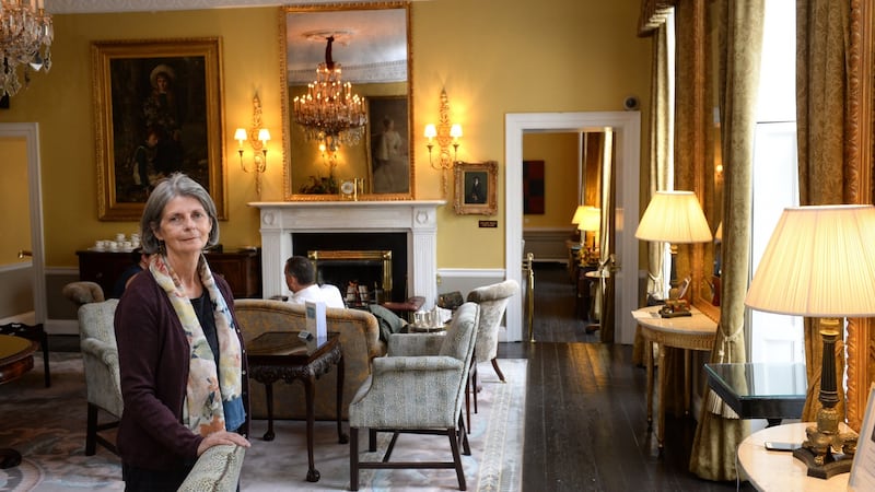Alice Roden, designer at The Merrion Hotel, Dublin. Photograph: Dara Mac Dónaill/The Irish Times