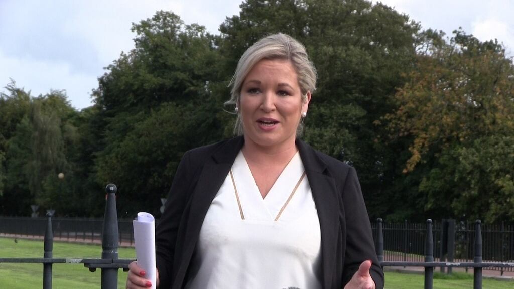 Deputy First Minister Michelle O’Neill described the potential new British legislation as a ‘treacherous betrayal’. Photograph: PA